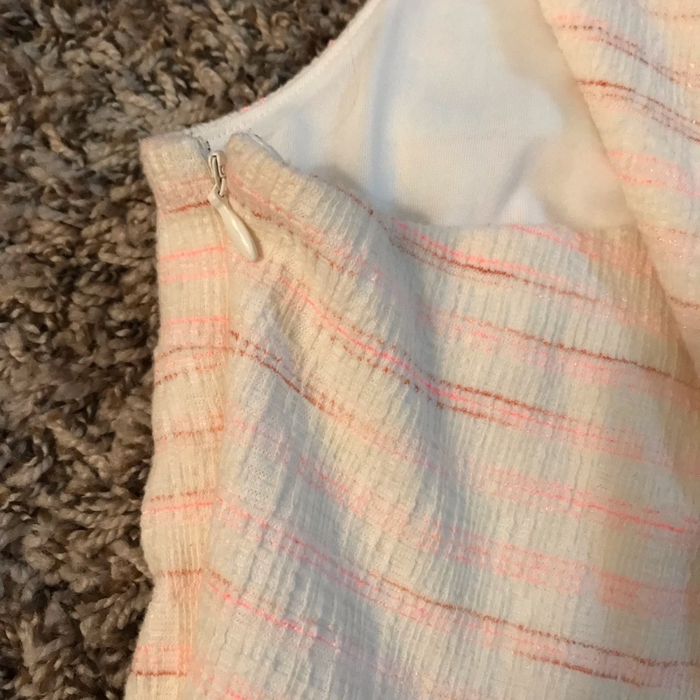 LOFT a-line criss cross back mini dress - Picture 14 of 15
